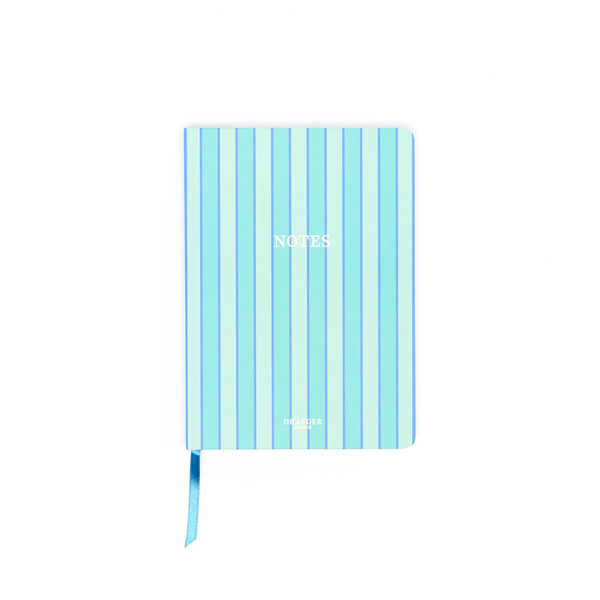 Carnet de notes A5 Office Chic Rayures turquoise 1