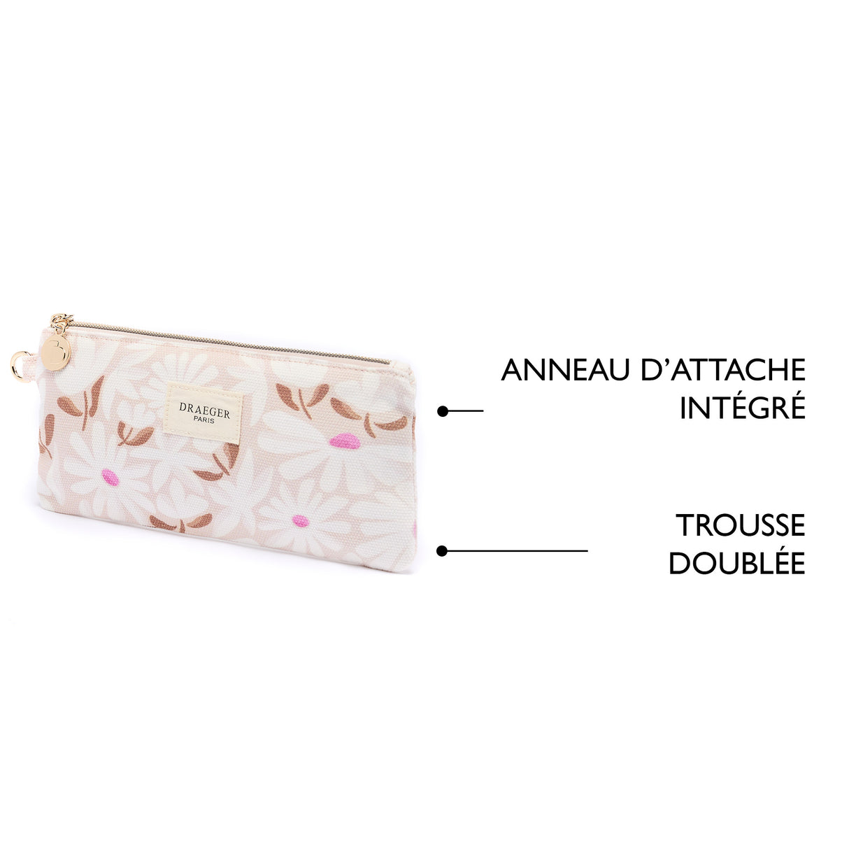 Estuche de lápices de algodón Office Chic - Múltiples estampados