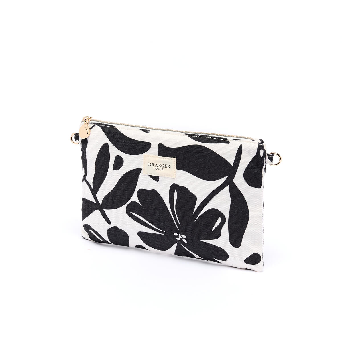 Pochette Office Chic Fleurs noir 2