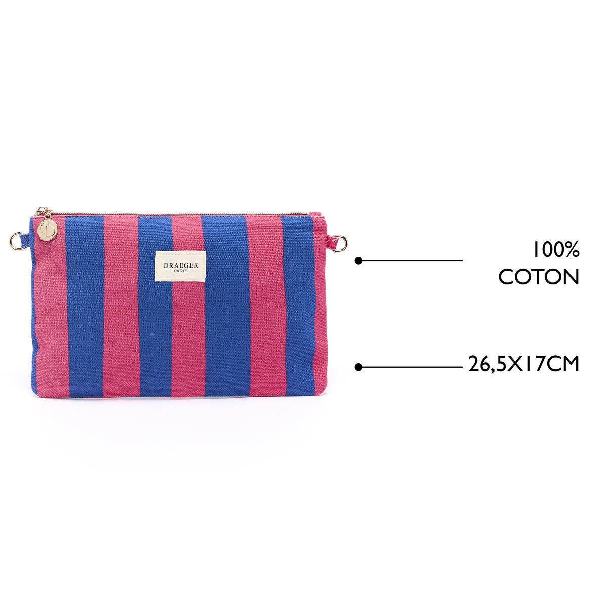 Pochette Office Chic Bleu et rouge 4