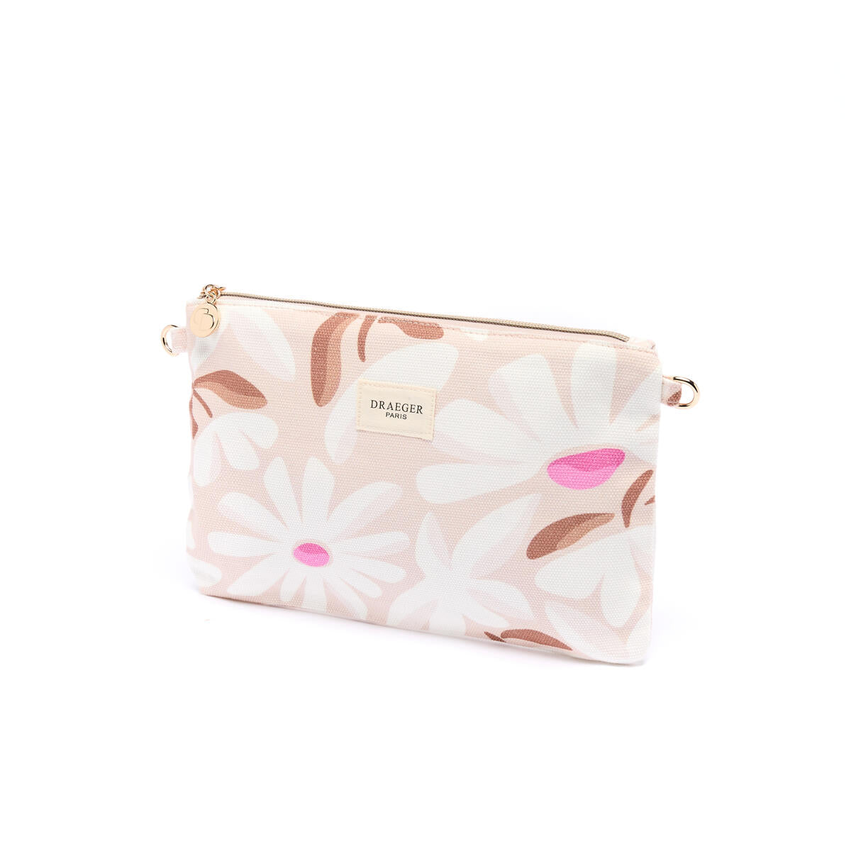 Pochette Office Chic Fleurs taupe 2