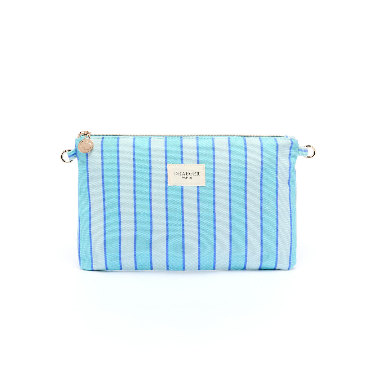 Pochette Office Chic Rayures turquoise 1
