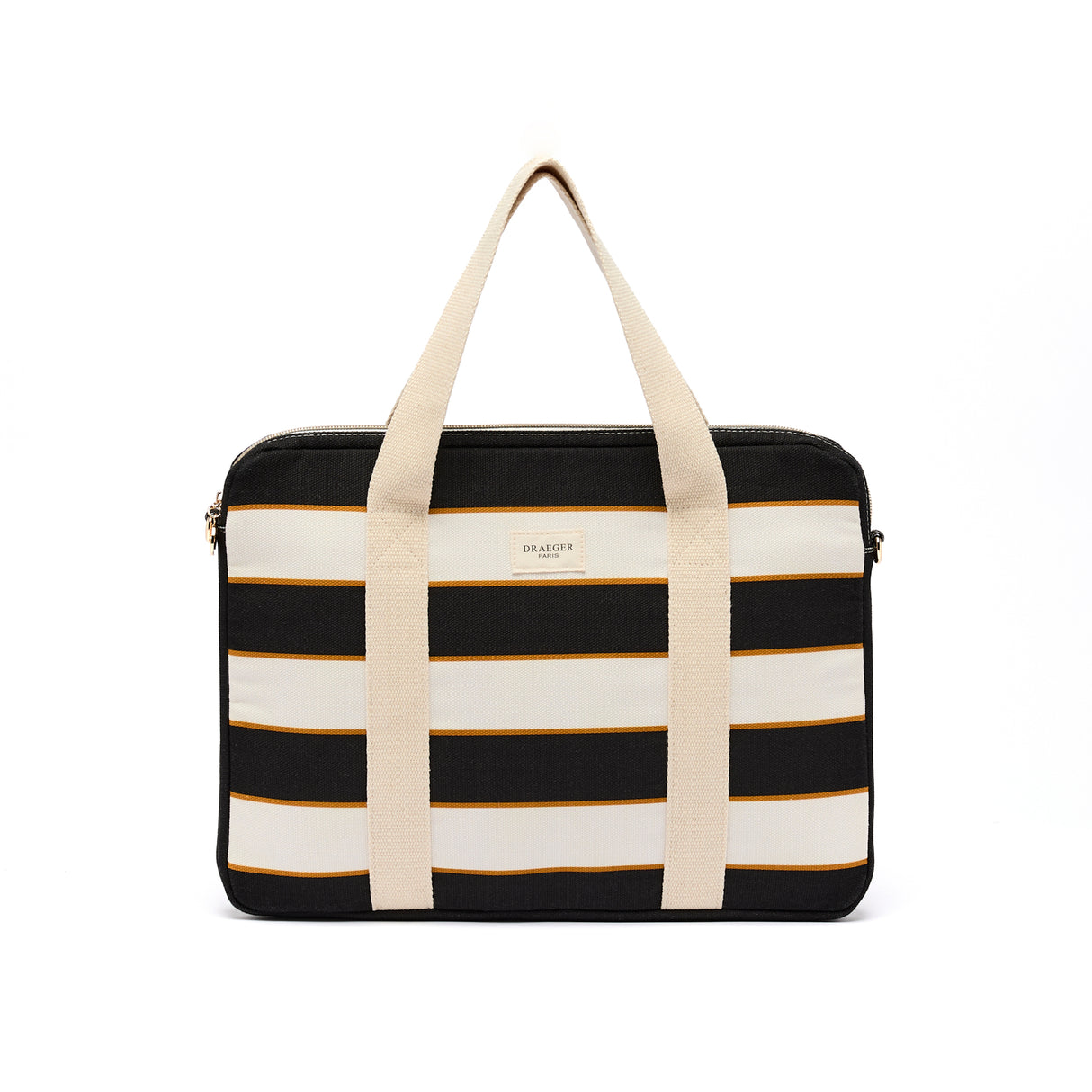 Sac Ordinateur Office Chic Rayures Noir 01