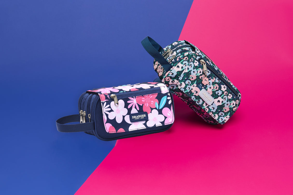 Estuche Infantil Triple con Solapa - Varios Estampados