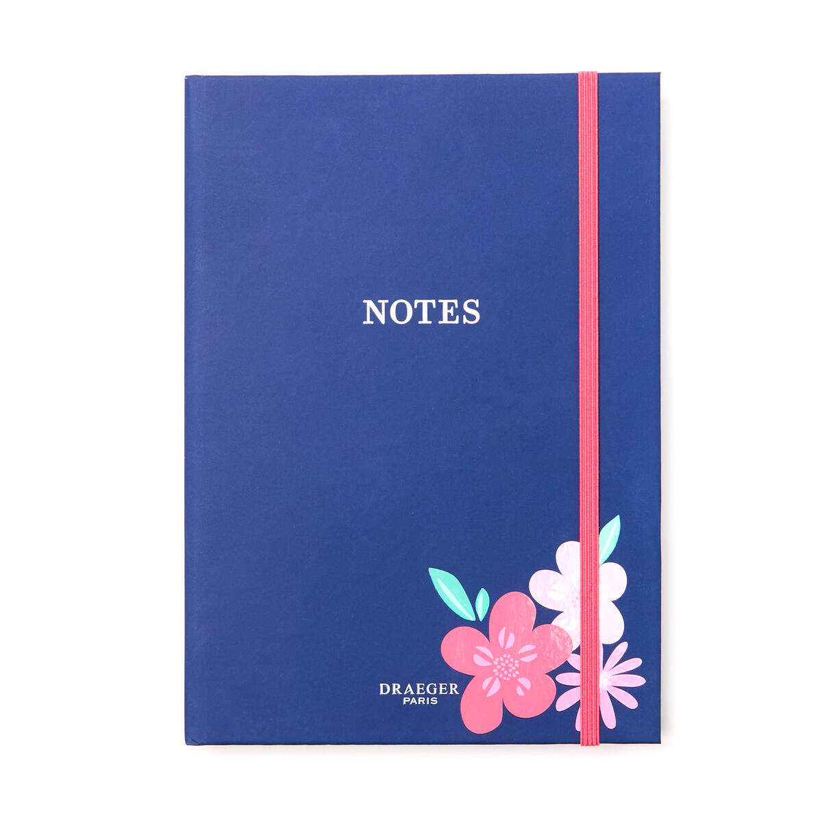 Libreta Office Chic A5 - Flores negras