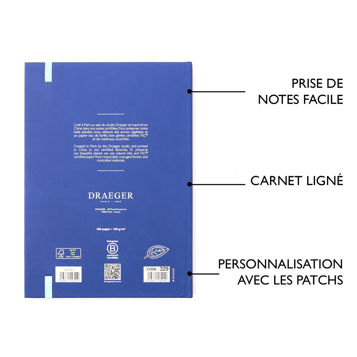 Libreta Office Chic A5 - Flores negras