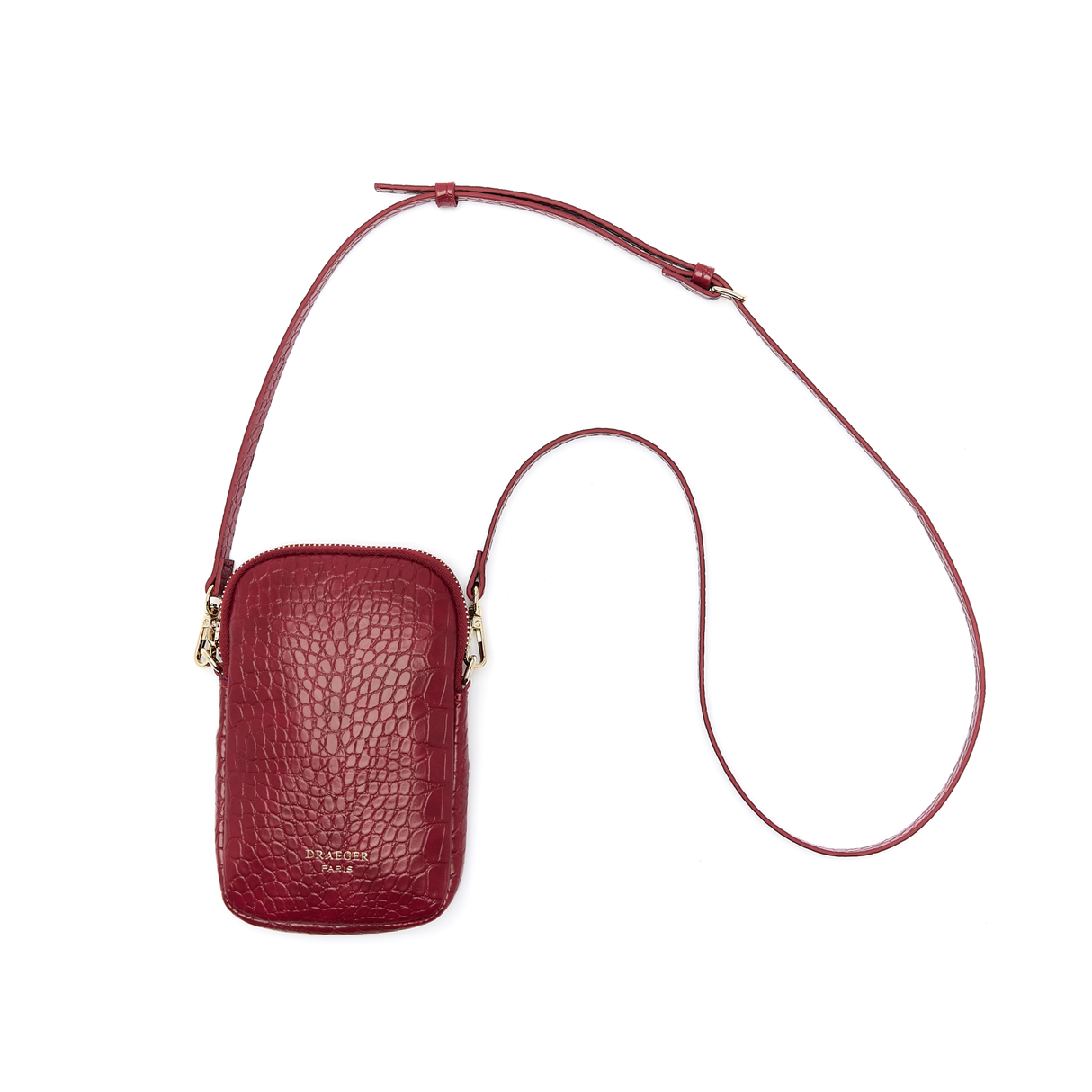 Pochette de téléphone croco