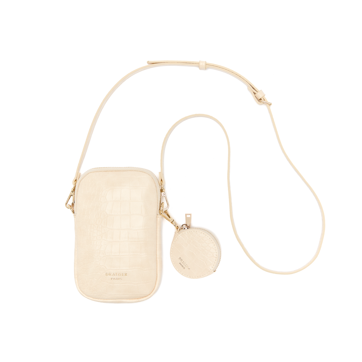 Pochette de téléphone croco