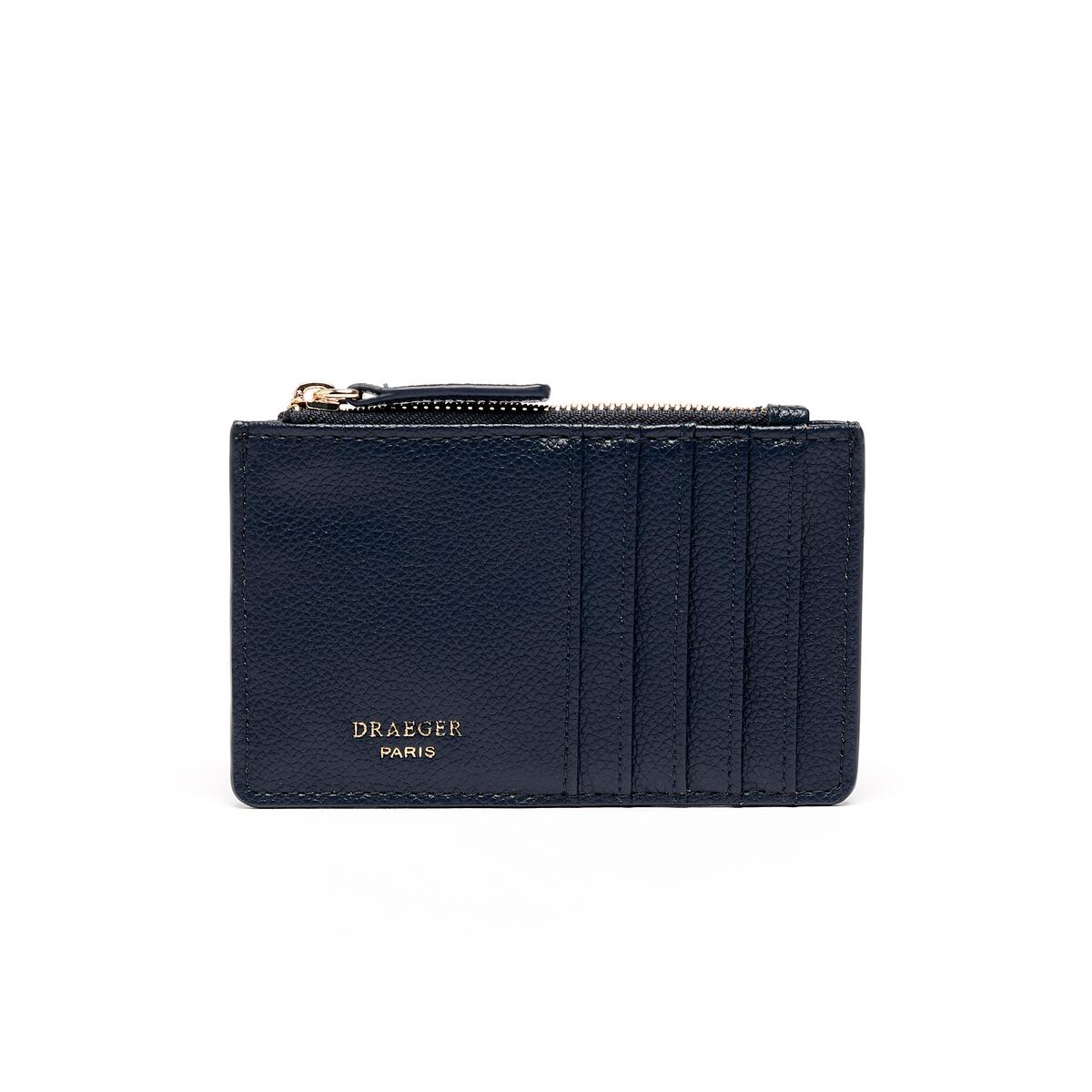 Porte-Cartes Zippé Bleu 1