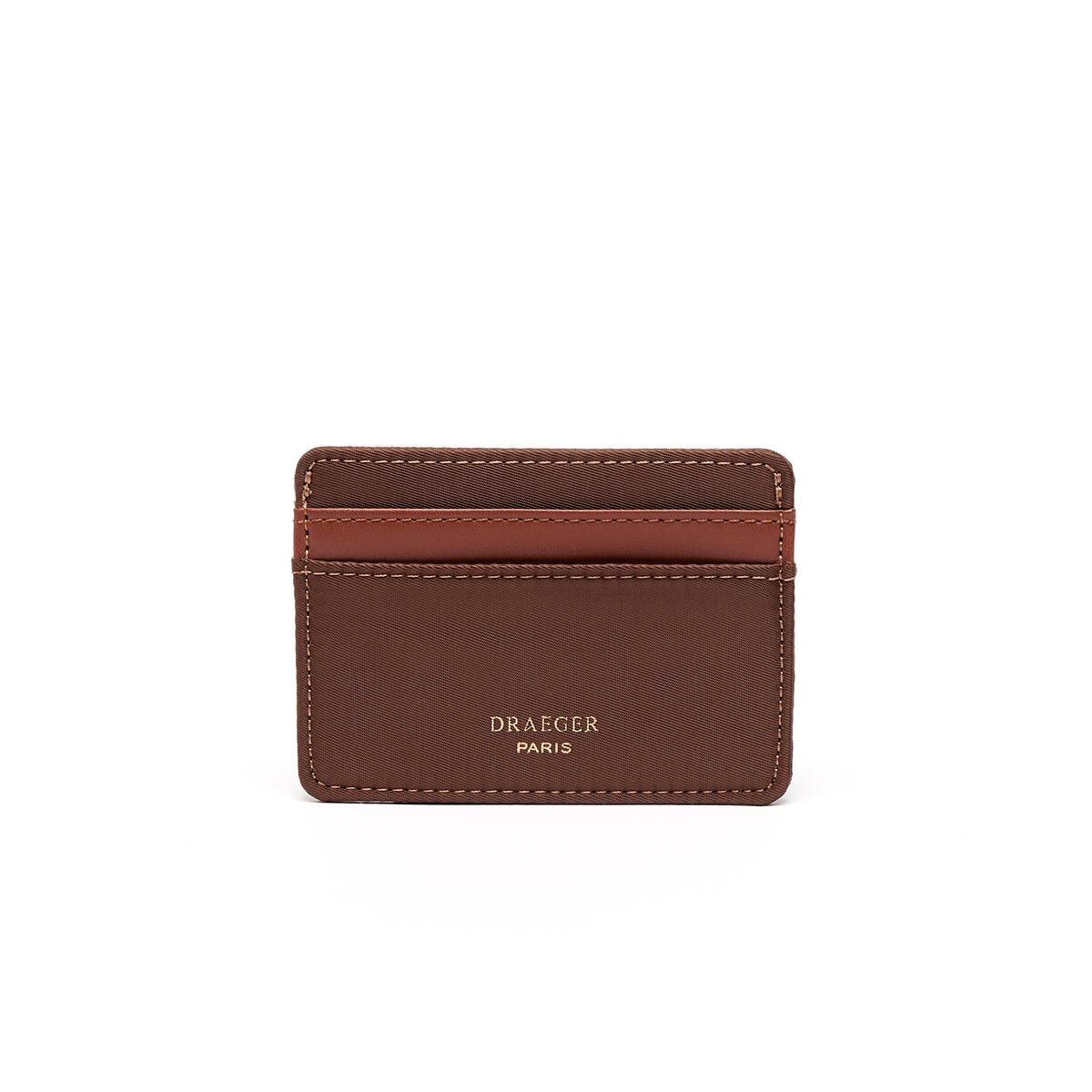 Porte-Cartes Toile Cognac 1