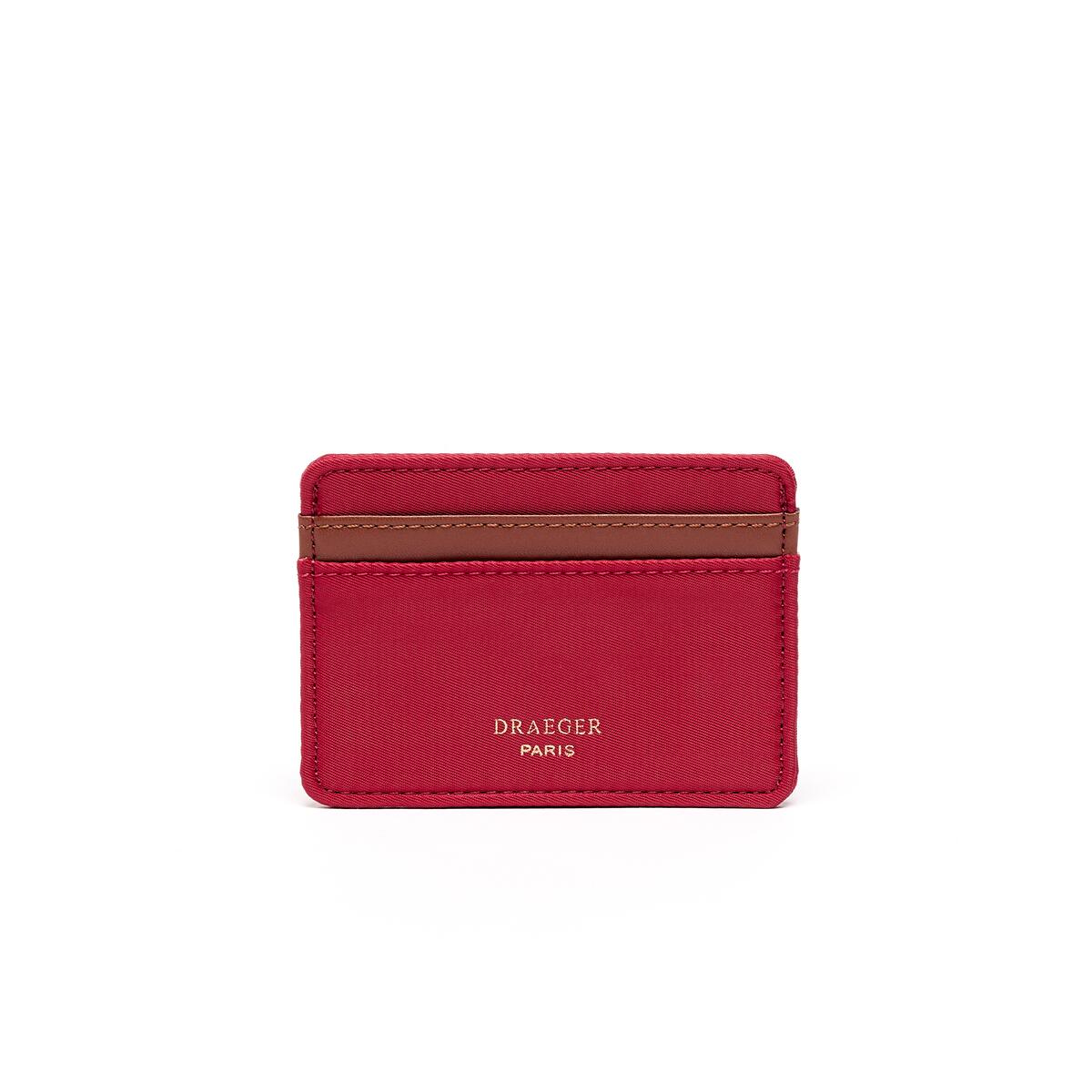 Porte-Cartes Toile Cerise 1