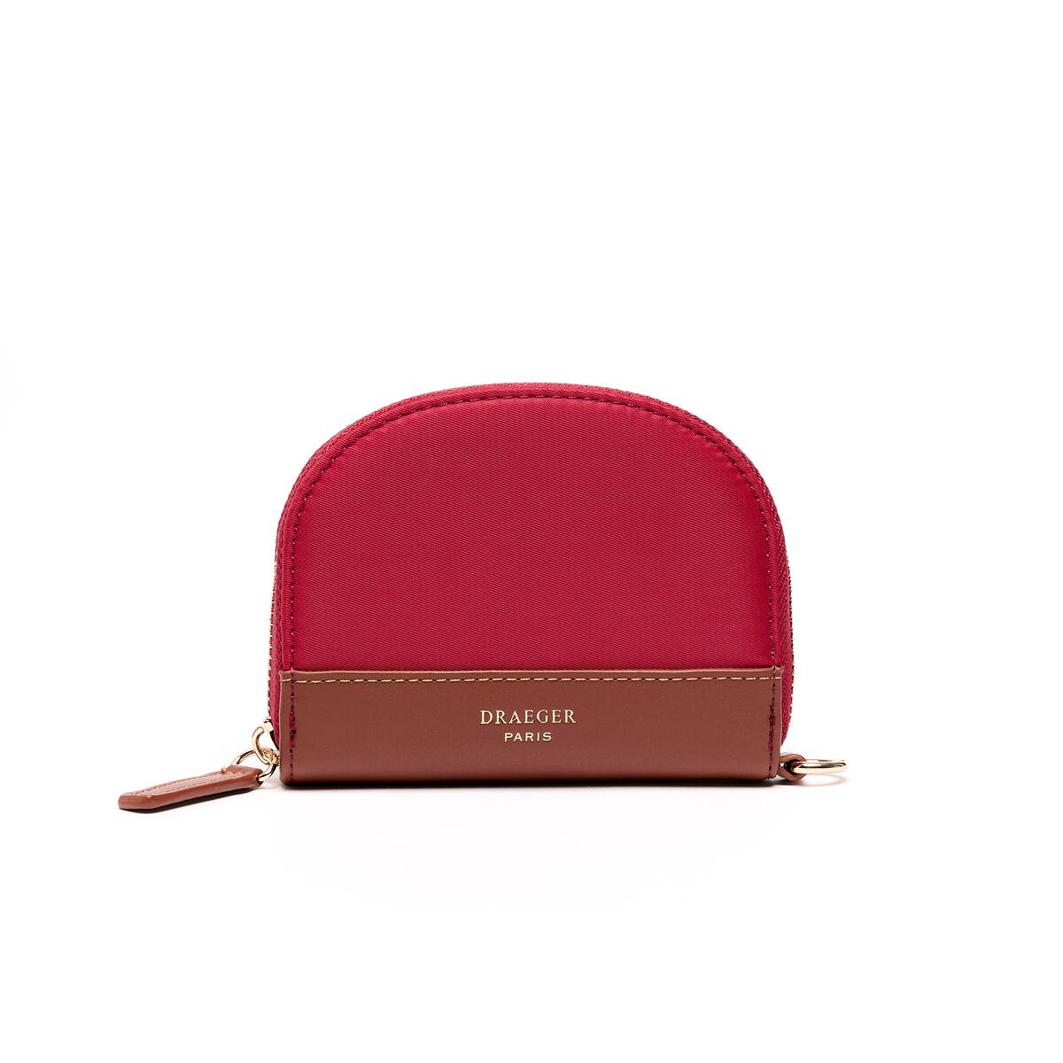 Porte-Monnaie Toile Cerise 1