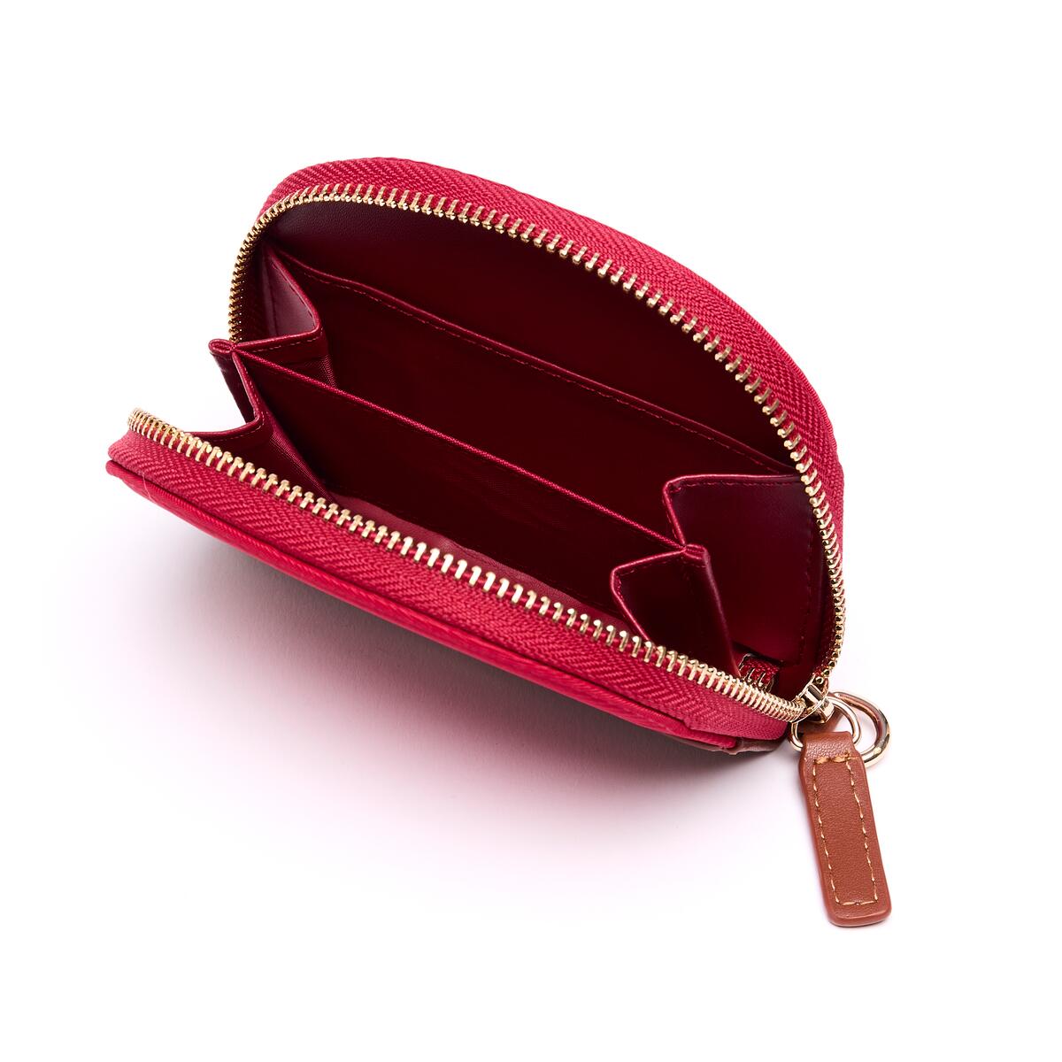 Porte-Monnaie Toile Cerise 3