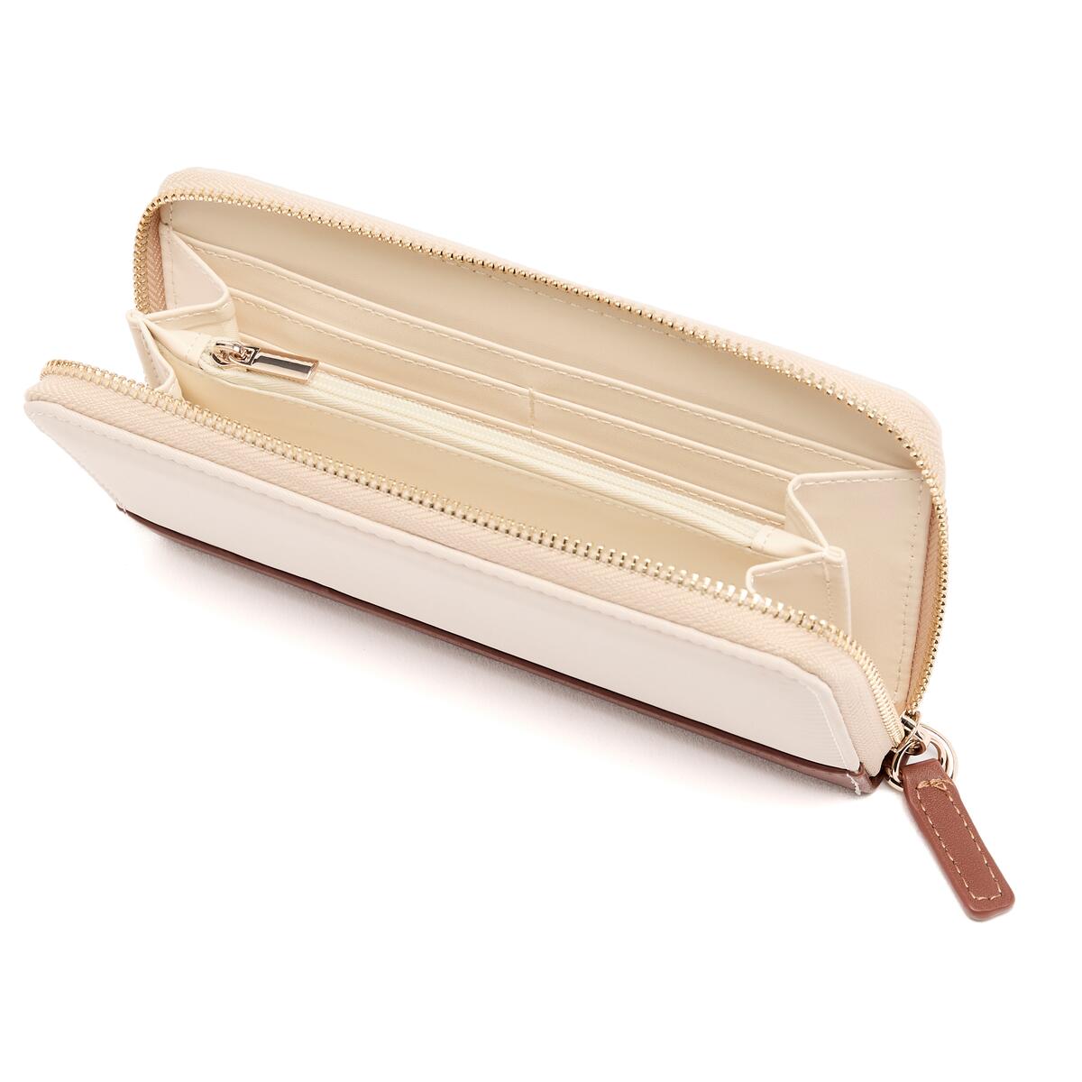 Grand Portefeuille Toile Ivoire 3