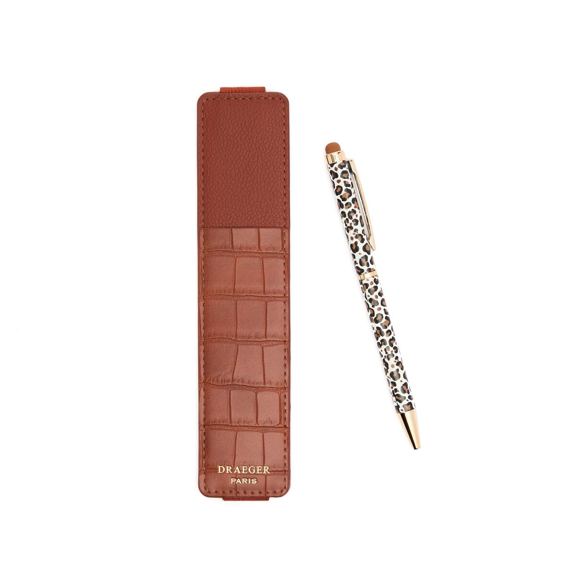 Stylo tactile et étui Léopard 2