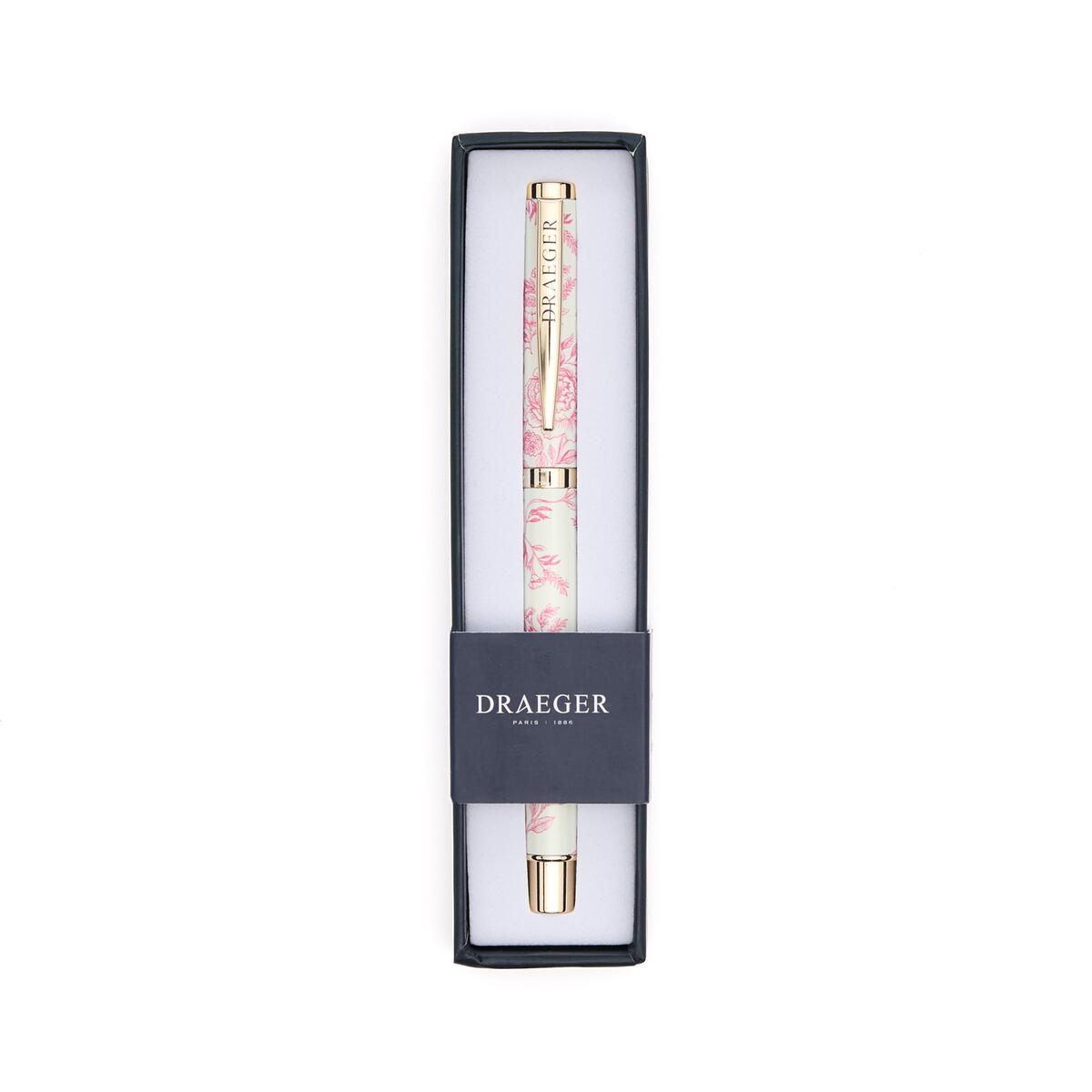 Stylo Rechargeable à Motifs Jouy rose 1