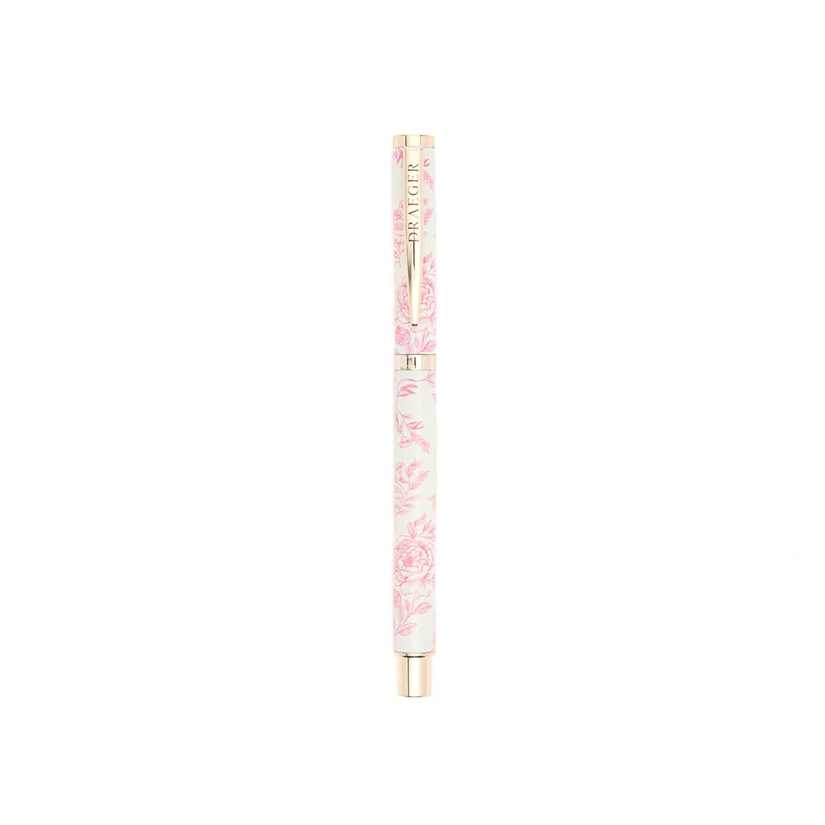 Stylo Rechargeable à Motifs Jouy rose 2