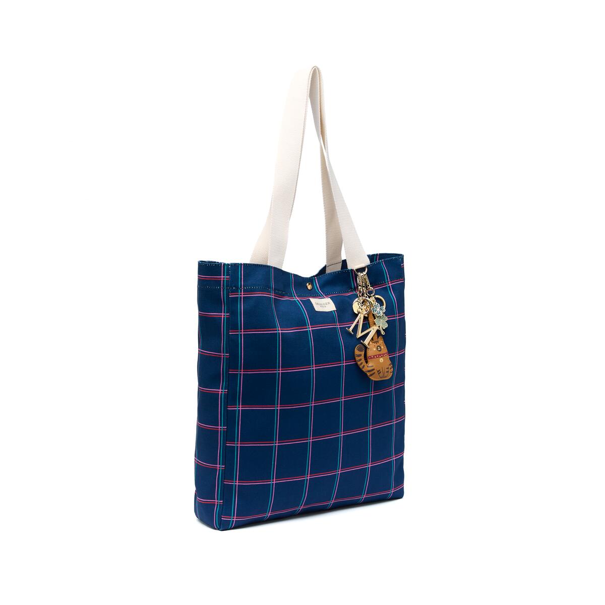 Tote Bag Coton Carreaux 3