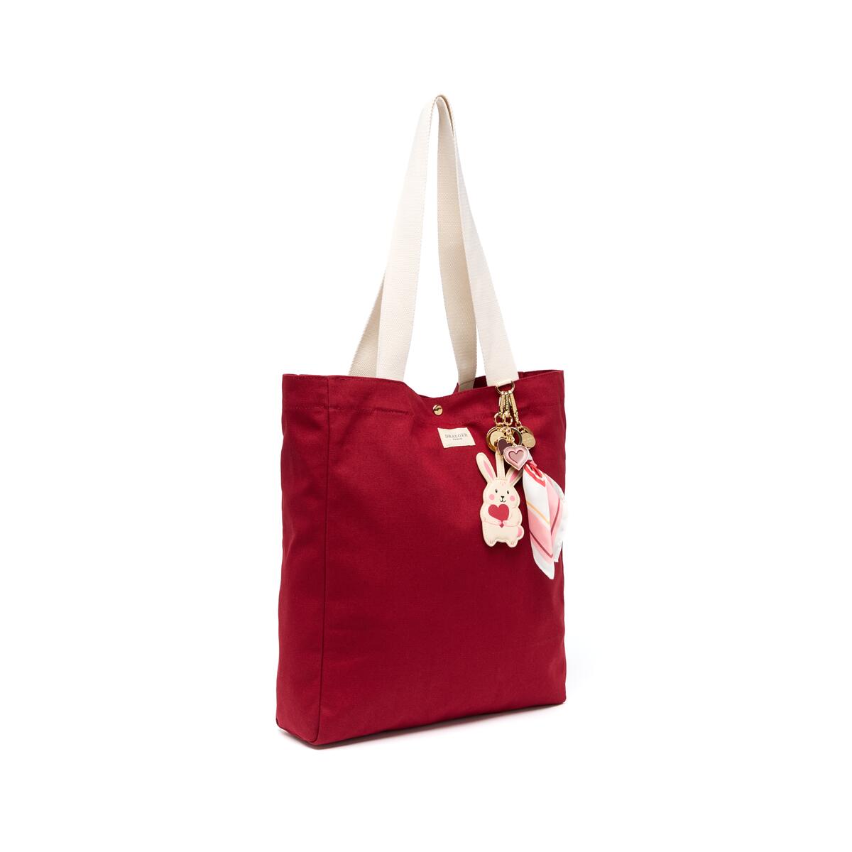 Tote Bag Coton Cerise 3