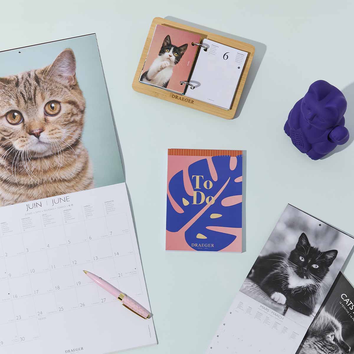 Calendario de pared pequeño 14x18 cm 2024