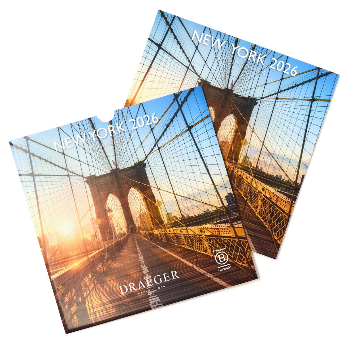 Grand calendrier mural 2026 New York 3