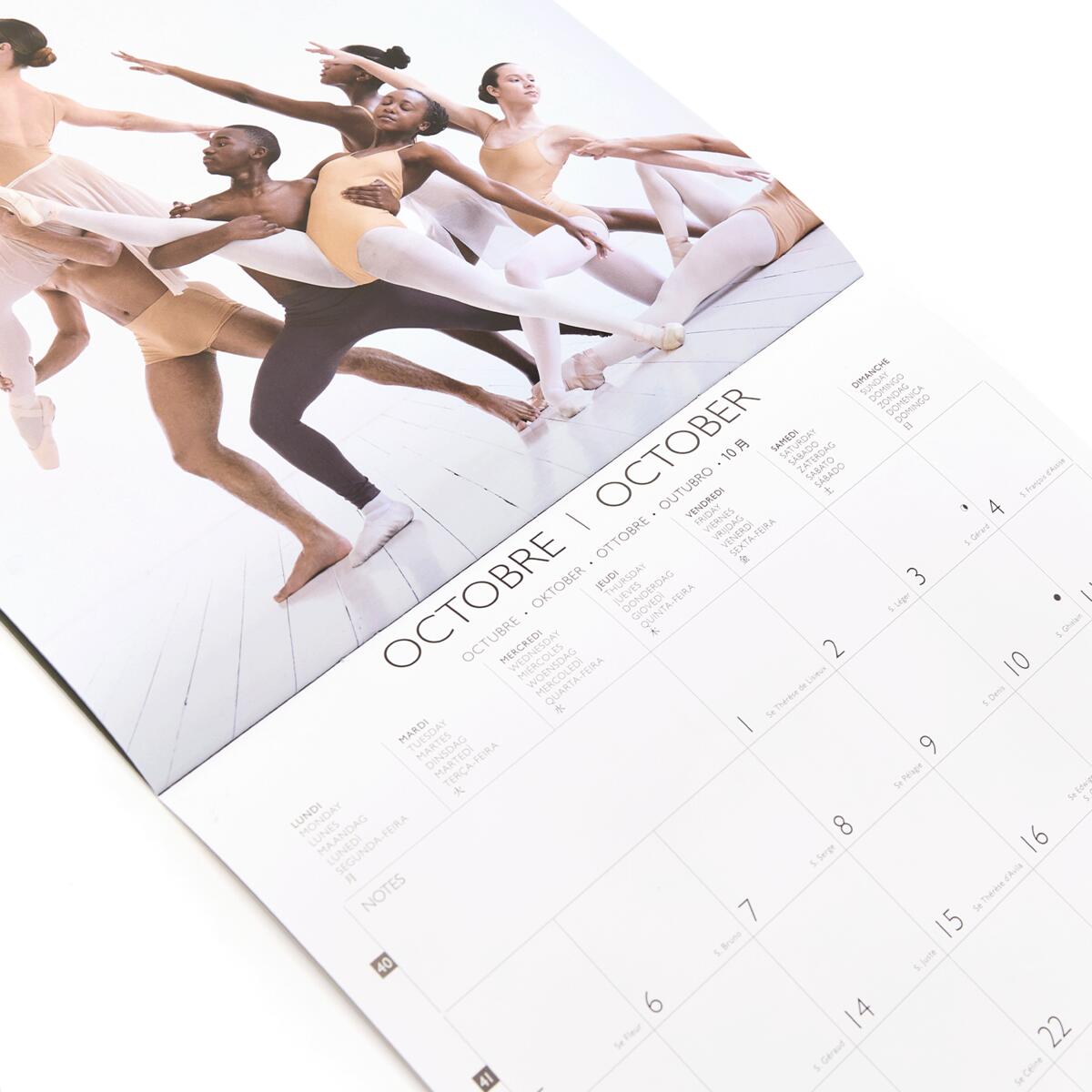 Grand calendrier mural 2026 Danse 4