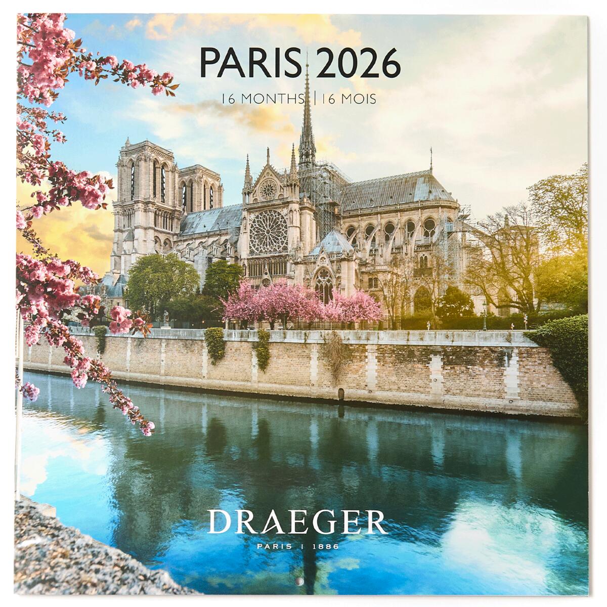 Grand calendrier mural 2026 Paris 1