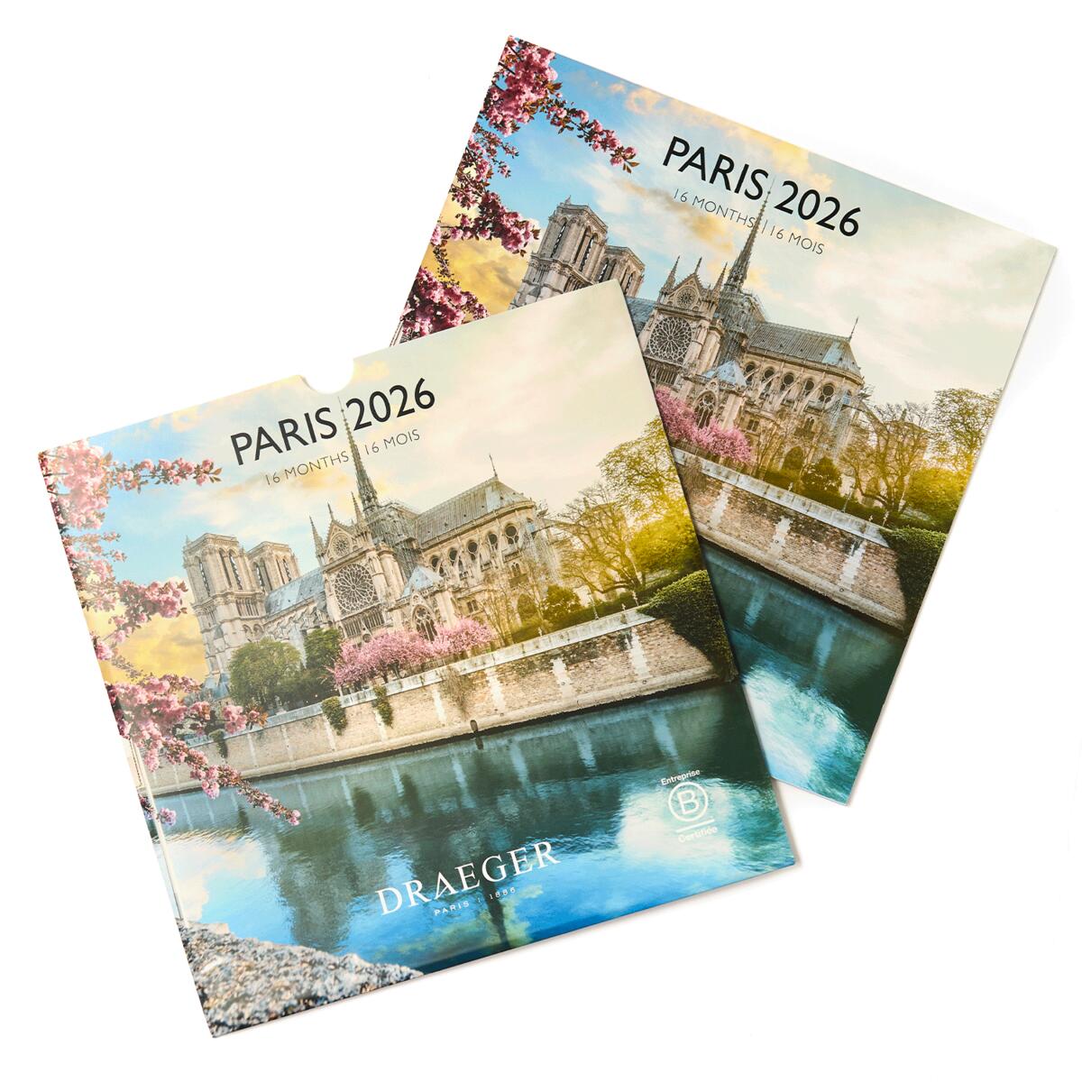 Grand calendrier mural 2026 Paris 3