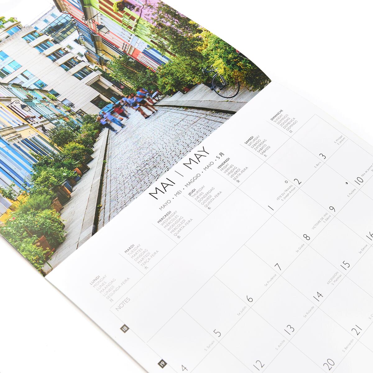 Grand calendrier mural 2026 Paris 4