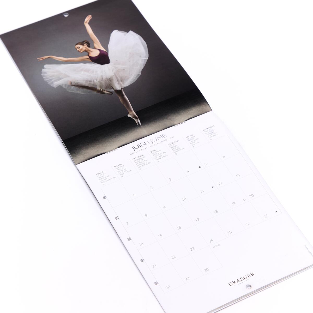 Petit calendrier mensuel 2027 Danse 3