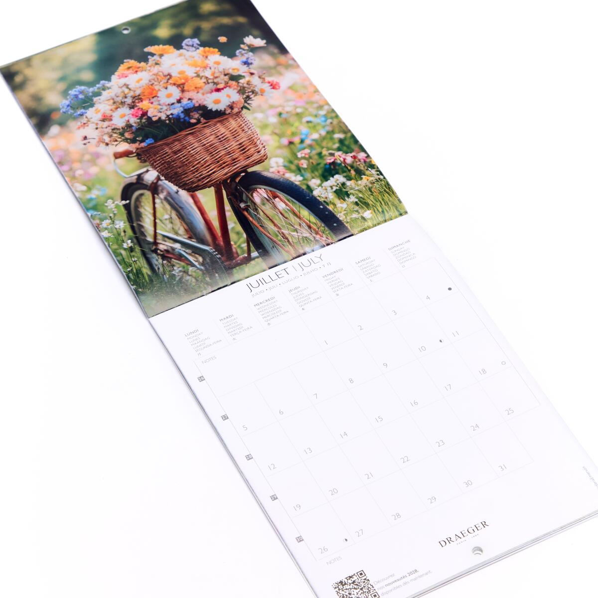 Petit calendrier mensuel 2027 Jardins 3