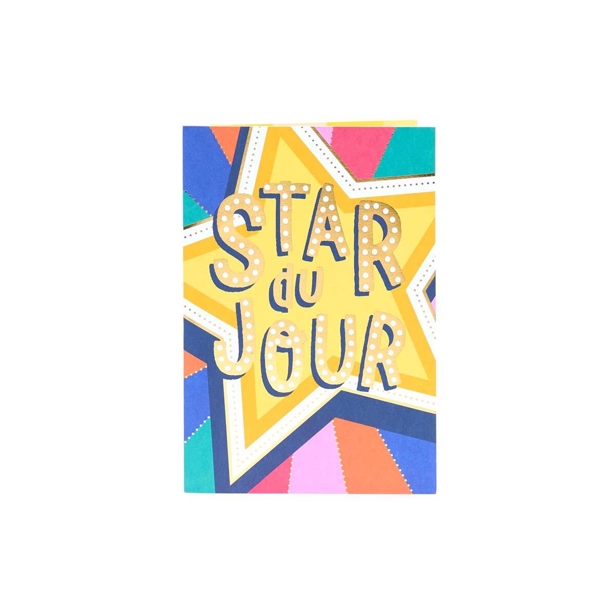Carte Musicale d'Anniversaire " Star du Jour " 1