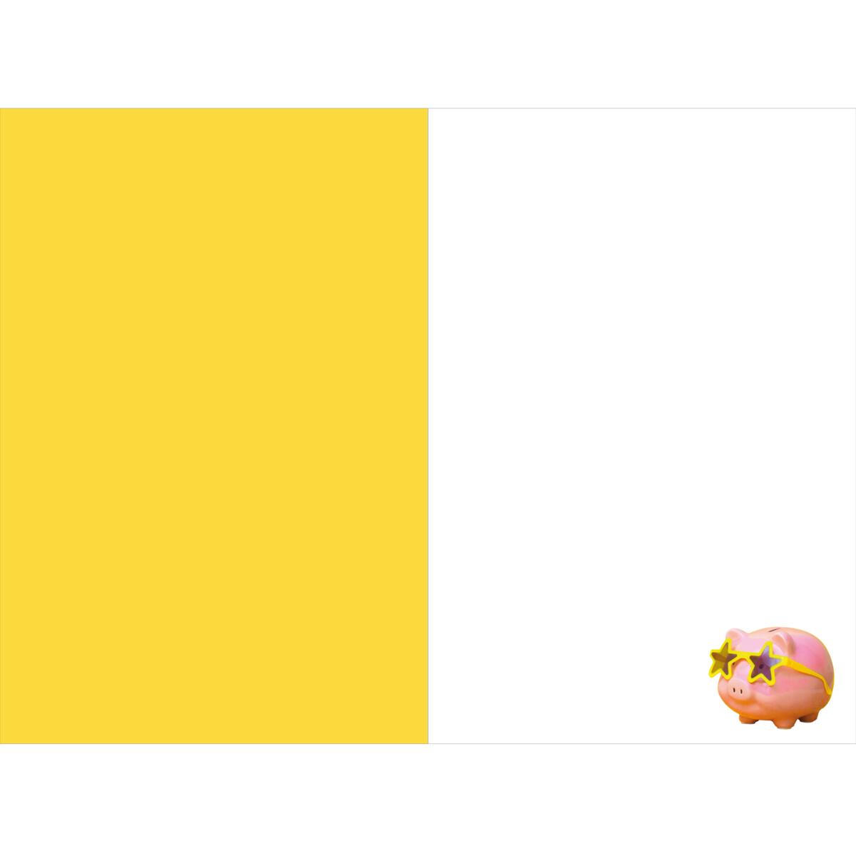 Carte anniversaire humour Cochon 2