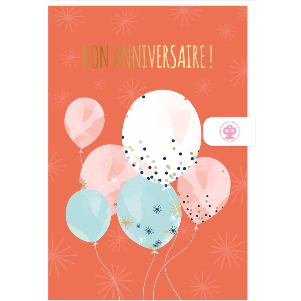 Carte anniversaire femme Bon anniversaire 1