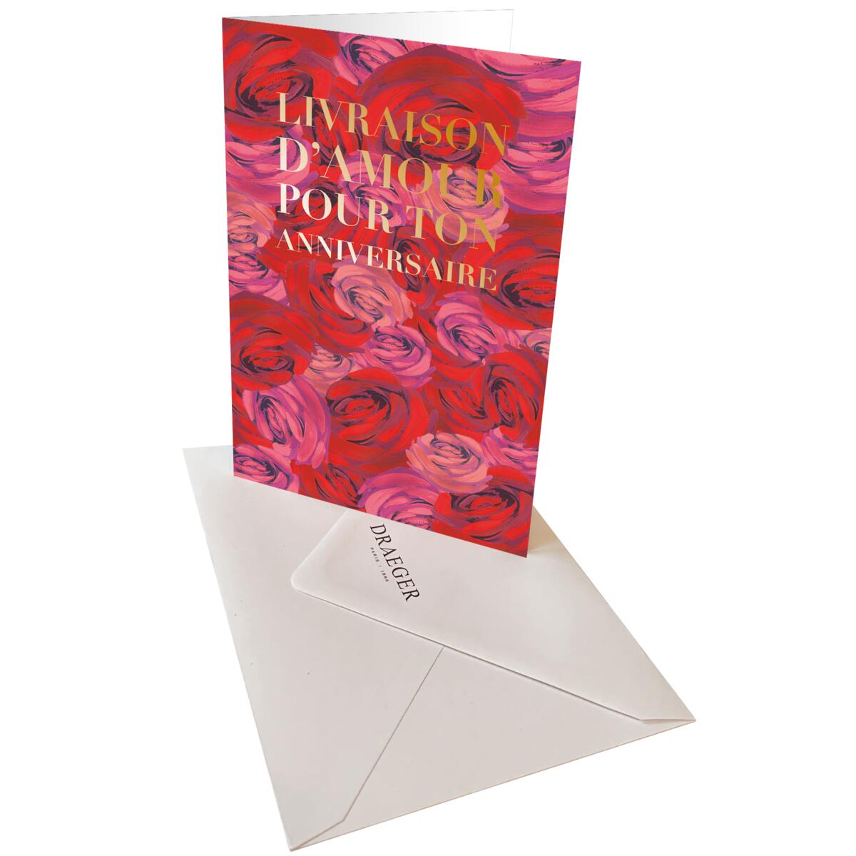 Carte anniversaire femme Livraison d'amour 3