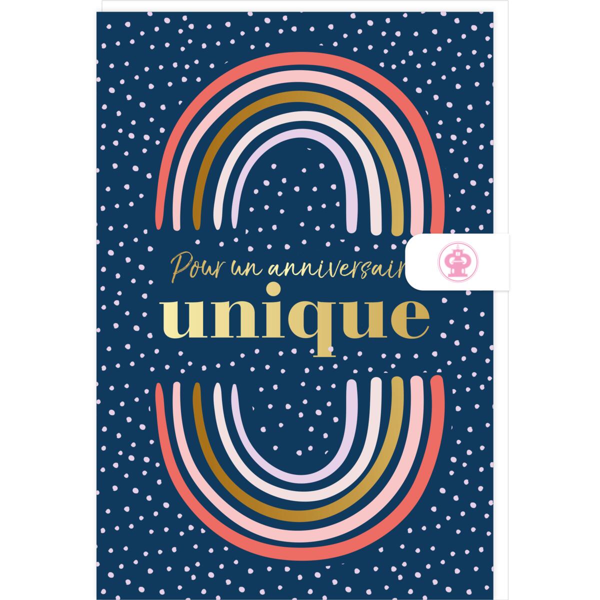 Carte anniversaire femme Anniversaire unique 1