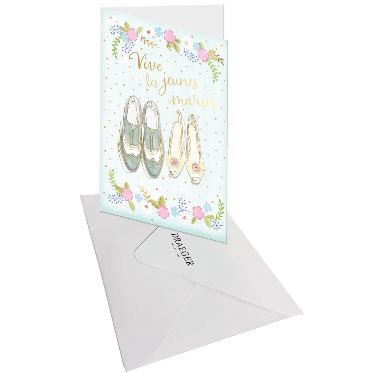 Carte mariage Vive les jeunes mariés 3