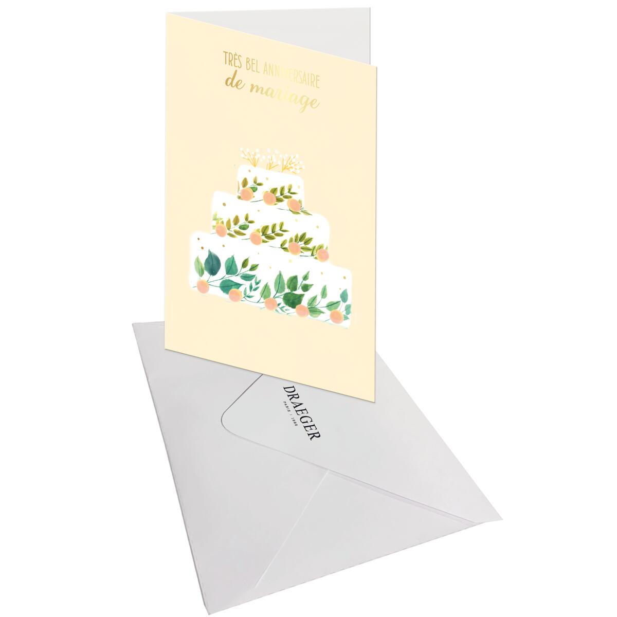 Carte mariage Gâteau 3