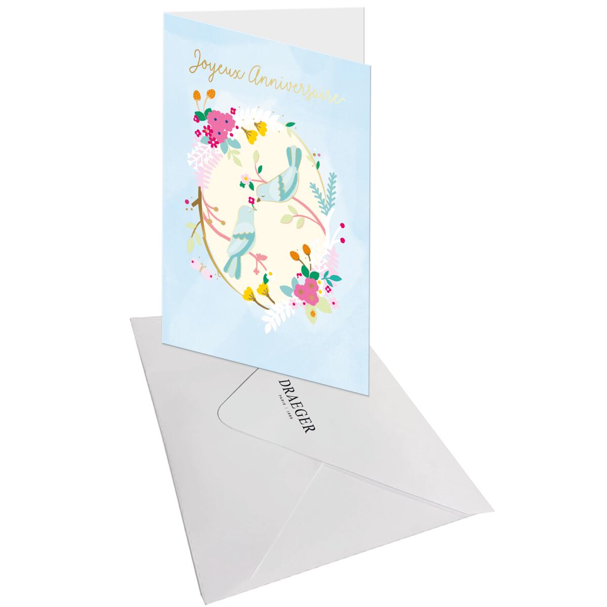 Carte mariage Oiseaux 3