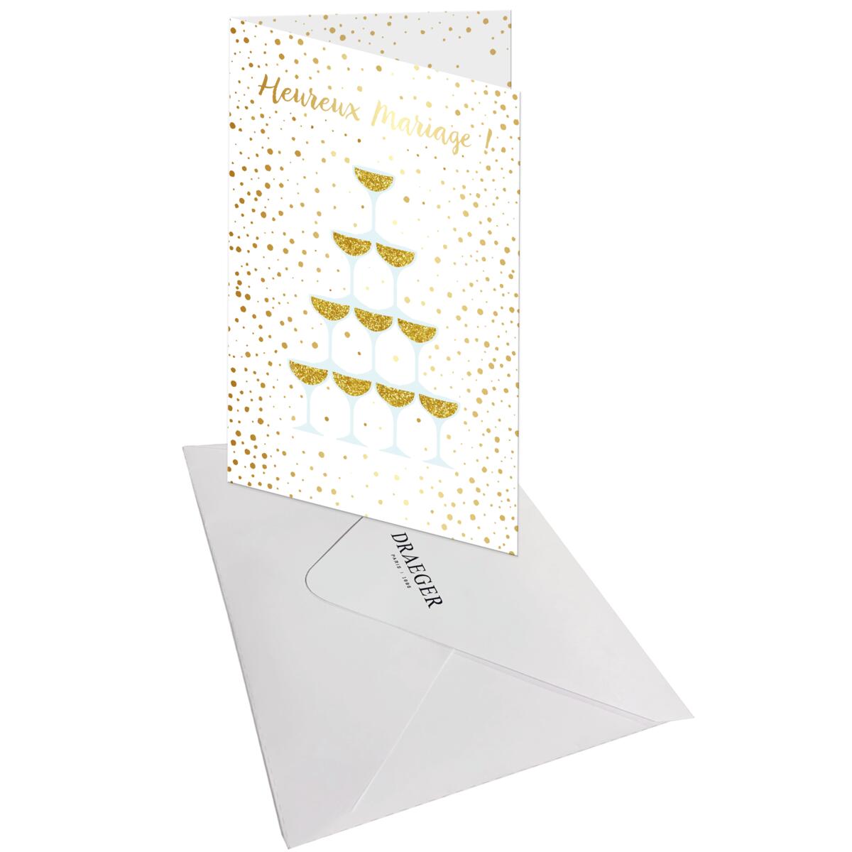 Carte mariage Heureux mariés 3