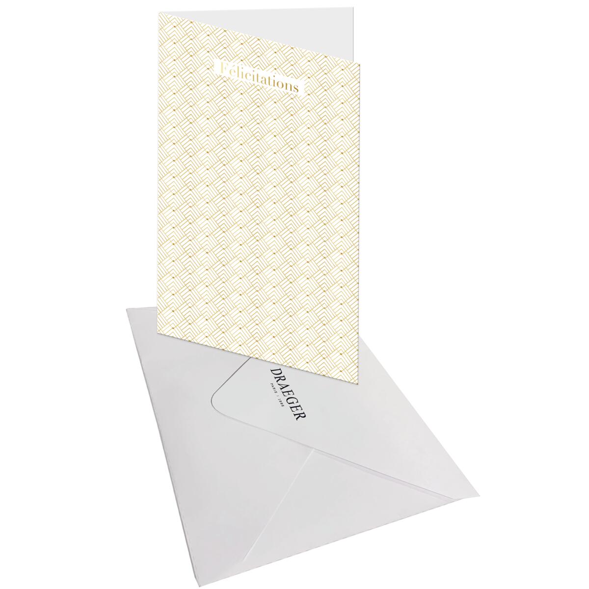 Carte mariage Félicitations or 3