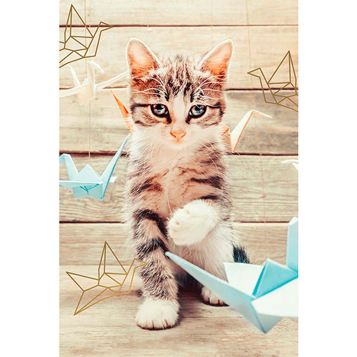 Carte de Voeux Mini - Chat