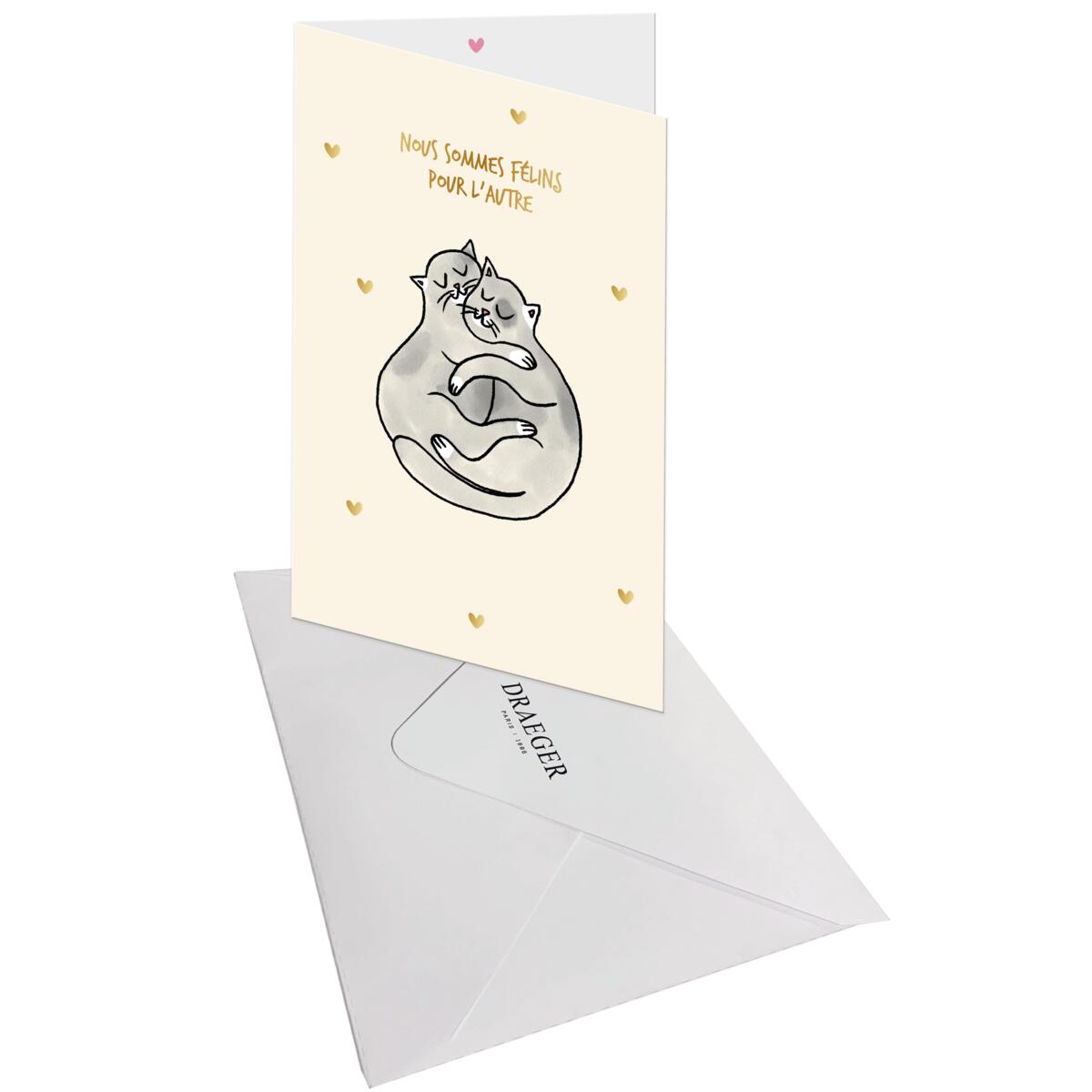 Carte Saint-Valentin Félins 3