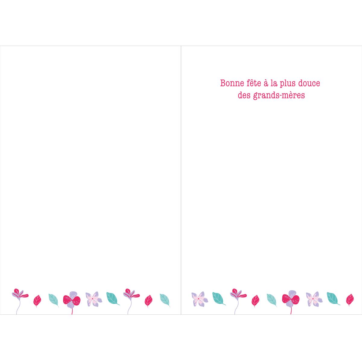 Carte fête des grands-mères La plus douce 2