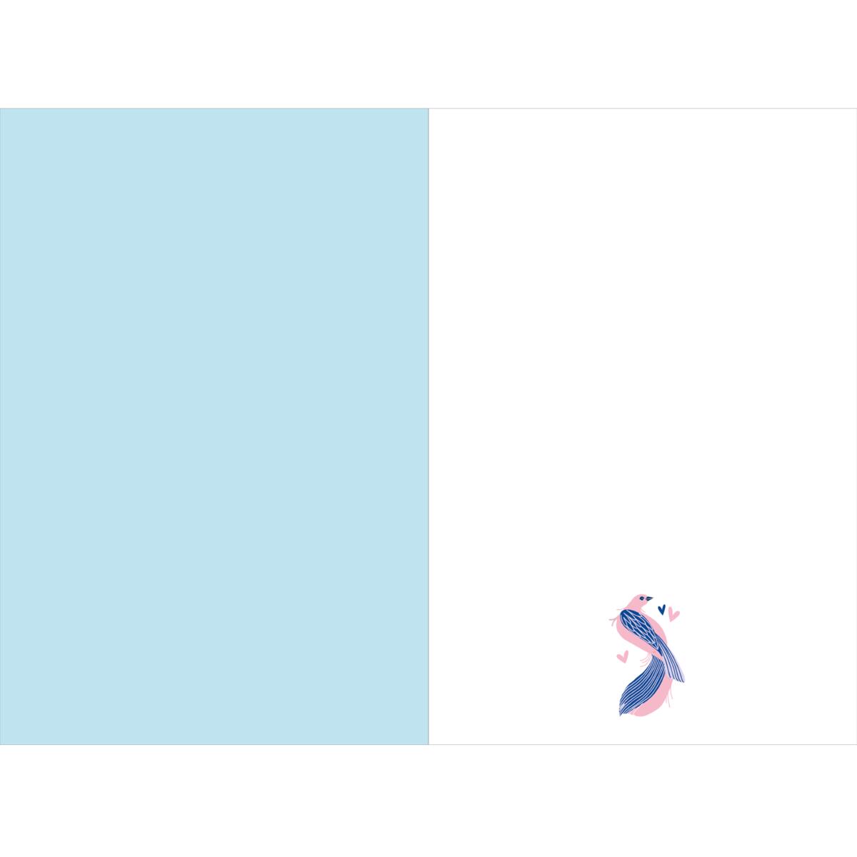 Carte fête des grands-mères Bonne fête oiseau 2