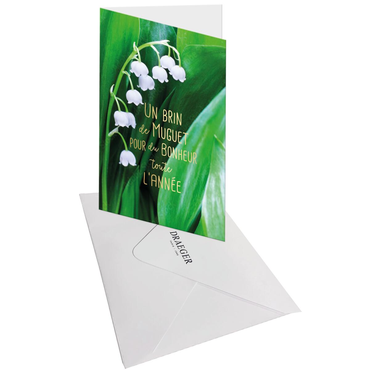 Carte 1er mai Un brin de muguet 3
