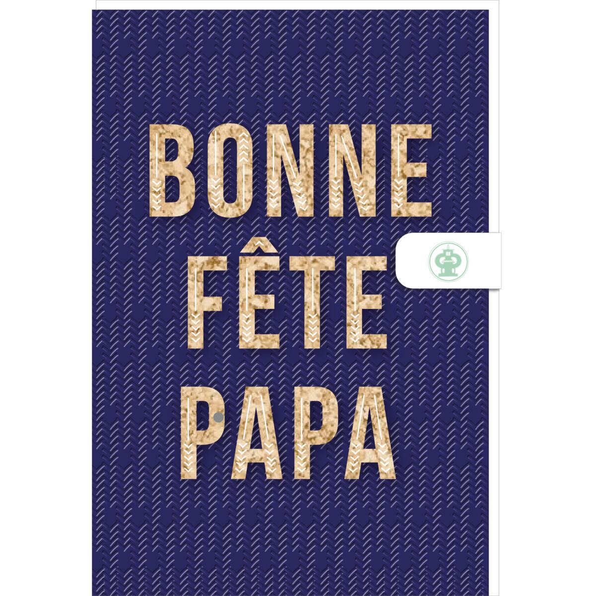 Carte Fête des Pères Bonne fête papa liège 1