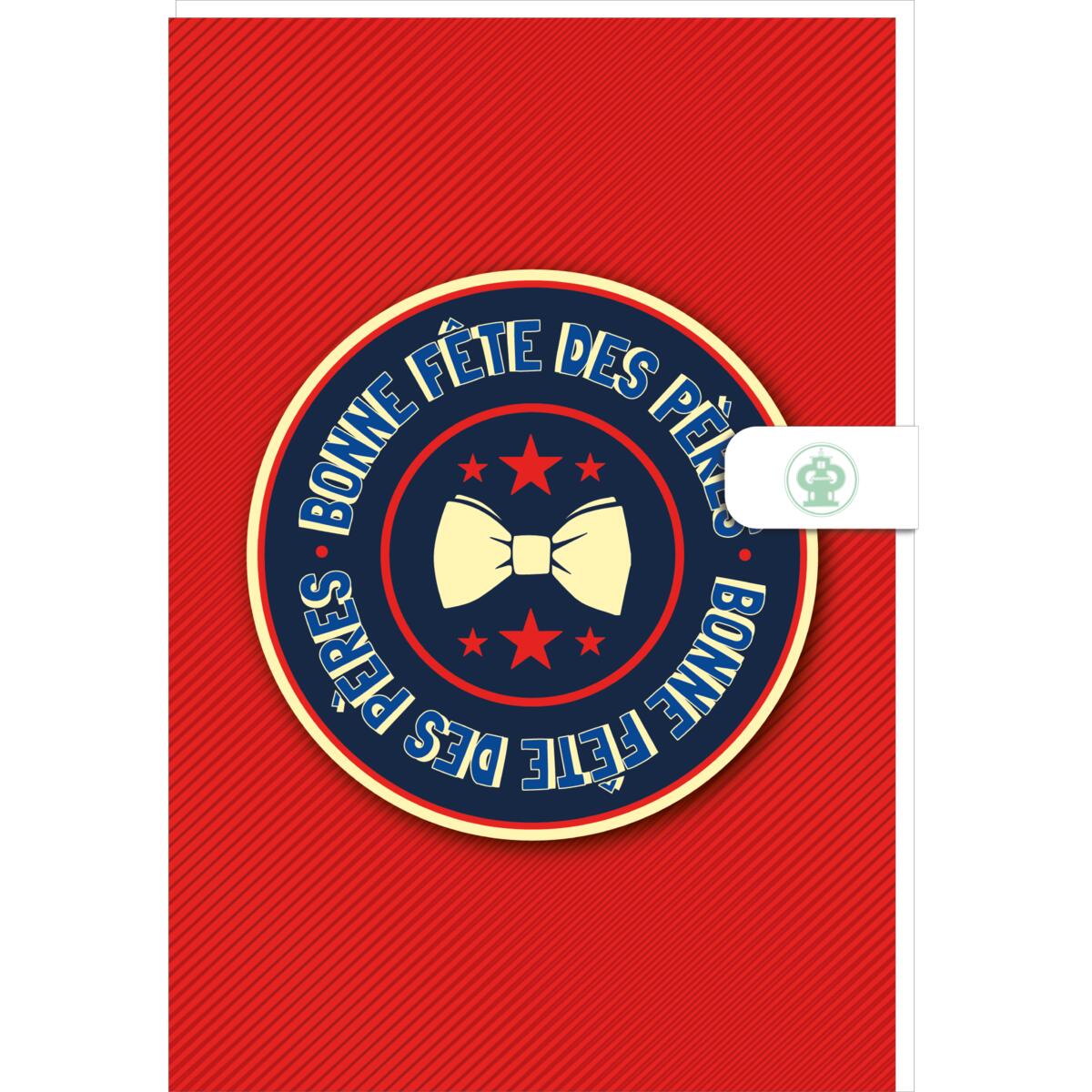 Carte Fête des Pères Nœud papillon 1