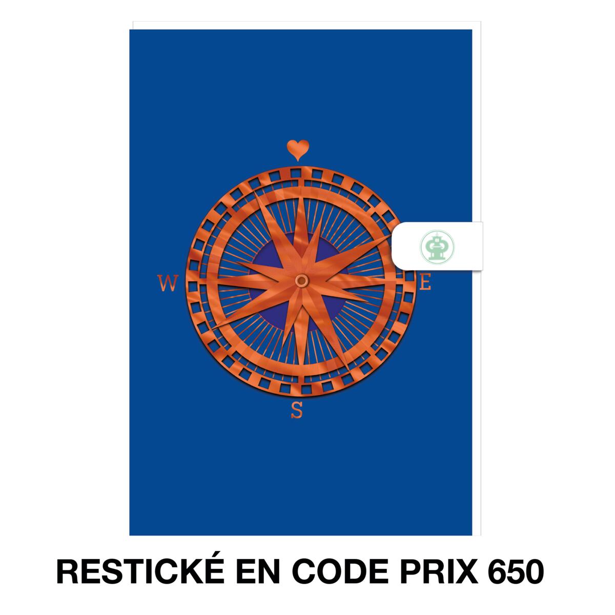 Carte Fête des Pères Boussole 1