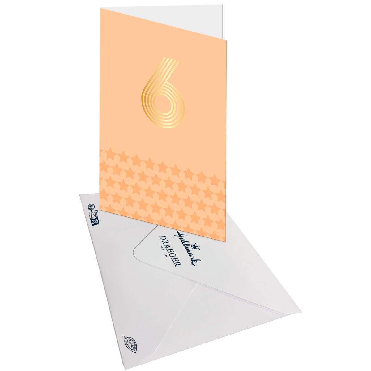 Carte anniversaire années 6 ans 3